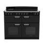 Rangemaster  CLDLB110EIPCBL/CM1, Classic Deluxe 110cm Induction Range Cooker (Slow Oven) , Charcoal Black