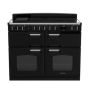 Rangemaster  CLDLB110EIPGBL/CM1, Classic Deluxe 110cm Induction Range Cooker (Slow Oven) , Black