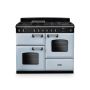 Rangemaster CLO110DFPMSB/CM1, Classic  Dual Fuel 110cm Range Cooker,Misty Blue with Chrome Trim