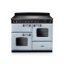 Rangemaster CLO110EIPMSB/CM1, Classic  Induction 110cm Range Cooker,Misty Blue with Chrome Trim