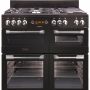 Leisure CS110F722K, 110CM, Cuisine Master, Dual Fuel, Range Cooker, Black
