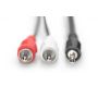 Digitus 38402, Audio Adapter Cable 3.5mm - 2X RCA 2.5M