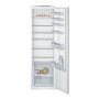 Bosch KIR81VSF0G,  177x54cm, 319L, Integrated Fridge, White