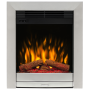 Dimplex Luna LNA16CH, 16", Electric Optiflame Fire, Brushed Chrome