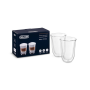 Delonghi DLSC312, Latte Glasses - 2 Pack