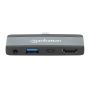 Manhattan 190404, USB-C PD to HDMI 4-in-1 Laptop and Tablet Travel Docking Station