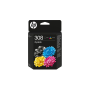 HP 308 6L6S6UE, Black & Tri-colour Ink Cartridge Combo
