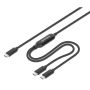 Manhattan 355810, Dual USB-C Charging Cable 2M