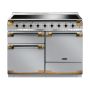 Rangemaster ELS110EISS/BE, Elise Luxe Induction 110cm Range Cooker,Stainless Steel with Brass Trim