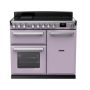 Rangemaster ESDL100EIPHTH/CM1, Estel Deluxe Induction 100cm Range Cooker,Heather with Chrome Trim