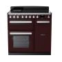 Rangemaster ESDL90EIPBOR/CM1, Estel Deluxe Induction 90cm Range Cooker,Bordeaux with Chrome Trim