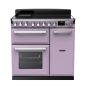 Rangemaster ESDL90EIPHTH/CM1, Estel Deluxe Induction 90cm Range Cooker,Heather with Chrome Trim