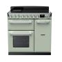 Rangemaster ESDL90EIPMNT/CM1, Estel Deluxe Induction 90cm Range Cooker,Mint with Chrome Trim