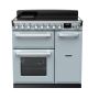 Rangemaster ESDL90EIPMSB/CM1, Estel Deluxe Induction 90cm Range Cooker,Misty Blue with Chrome Trim