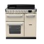 Rangemaster ESDL90EIPPCR/CM1, Estel Deluxe Induction 90cm Range Cooker,Pale Cream with Chrome Trim