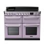 Rangemaster ESDLB110EIPHTH/CM1, Estel Deluxe Induction 110cm Range Cooker,Heather with Chrome Trim