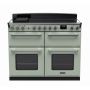 Rangemaster ESDLB110EIPMNT/CM1, Estel Deluxe Induction 110cm Range Cooker,Mint with Chrome Trim