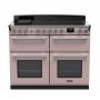 Rangemaster ESDLB110EIPPPK/CM1, Estel Deluxe Induction 110cm Range Cooker,Pale Pink with Chrome Trim