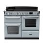 Rangemaster ESDLO110EIPMSB/CM1, Estel Deluxe Induction 110cm Range Cooker,Misty Blue with Chrome Trim