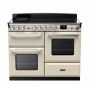 Rangemaster ESDLO110EIPPCR/CM1, Estel Deluxe Induction 110cm Range Cooker,Pale Cream with Chrome Trim