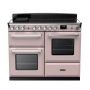 Rangemaster ESDLO110EIPPPK/CM1, Estel Deluxe Induction 110cm Range Cooker,Pale Pink with Chrome Trim