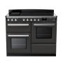 Rangemaster ESDLO110EIPSLT/CM1, Estel Deluxe Induction 110cm Range Cooker,Slate with Chrome Trim