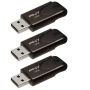 PNY FD32GATT4KKKX3EF, 32GB, USB 2.0, Flash Drive 3 Pack