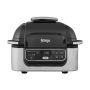 Ninja Foodi AG301UK, Health Grill & Air Fryer, Black & Brushed Steel