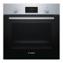 Bosch HHF113BR0B, Serie 2, Built-In Electric Single Oven, Stainless Steel