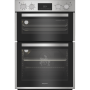 Hotpoint DIH82DIX, 38/71L, Electric Double Oven, Stainless Steel