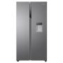 HAIER HSR3918EWPG, Total No Frost, American-Style Fridge Freezer, Silver