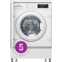Bosch Series 6 WIW28302GB, 8KG, 1400rpm, Integrated Washing Machine