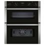 Neff N50 J1ACE2HN0B, Built-Under, Double Oven, Black W/Steel