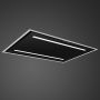 Luxair LA90CELUXBLK, 90cm, Ceiling Hood with LED strips, Black