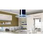 Luxair LA90RNDISLCH, 90cm, Round Island Hood, Chrome