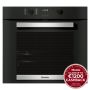 Miele H2455BP, 60cm, Pyro Built-In Single Oven, Black
