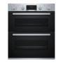 Bosch NBS533BS0B, Serie 4, Built-under Double Oven, Stainless Steel