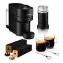 De'Longhi Nespresso Vertuo Pop ENV90BCAPS, Barista Bundle Coffee Machine, Black