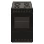 Powerpoint P06E1S1BL, 60cm, Single Cavity, Solid Hob Cooker, Black