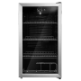 Powerpoint P4962MDBCE, 84.5 x 47cm, Under Counter Beverage Cooler, Black w/ Silver Frame