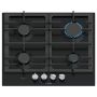 Bosch Series 6 PCP6A6I90, 60cm, Gas Hob, Black