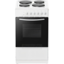 Powerpoint P05E1MDW, 50cm, Electric Cooker, Black