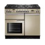 Rangemaster PROP100DFFCR/C, Professional Plus Dual Fuel 100cm Range Cooker,Cream with Chrome Trim