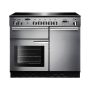 Rangemaster PROP100EISS/C, Professional Plus Induction 100cm Range Cooker,Stainless Steel with Chrome Trim