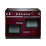 Rangemaster PROP110ECCY/C, Professional Plus Ceramic 110cm Range Cooker,Cranberry with Chrome Trim