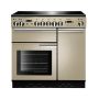 Rangemaster PROP90EICR/C, Professional Plus Induction 90cm Range Cooker,Cream with Chrome Trim