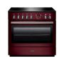 Rangemaster PROP90FXEICY/C, Professional Plus Induction 90cm Range Cooker,Cranberry with Chrome Trim