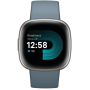 Fitbit Versa 4 79FB523SRAG, Health & Fitness Smartwatch, Waterfall Blue/Platinum