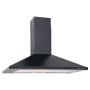 Luxair LA100STDBLK, 100cm, Chimney Hood, Black