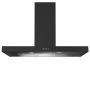 Rangemaster UNBHDS90SL, 90CM, Slimline Chimney Hood, Black